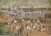 The East River Maurice Prendergast